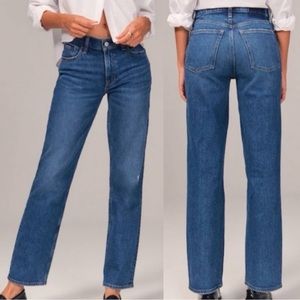 NWOT Abercrombie 90s low rise straight